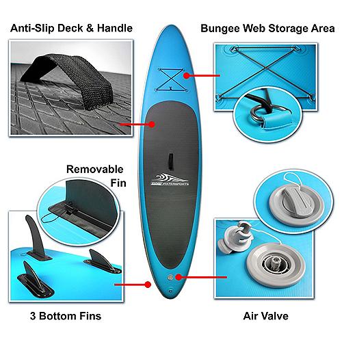 Planche à pagaie gonflable (Paddle Board) 12 pieds